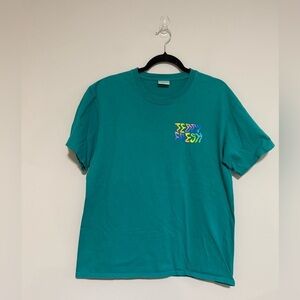 Teddy Fresh Teal Acid Trip Tee Shirt Size Large